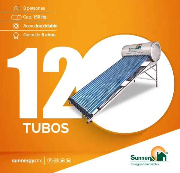 Calentador Solar - 12 Tubos