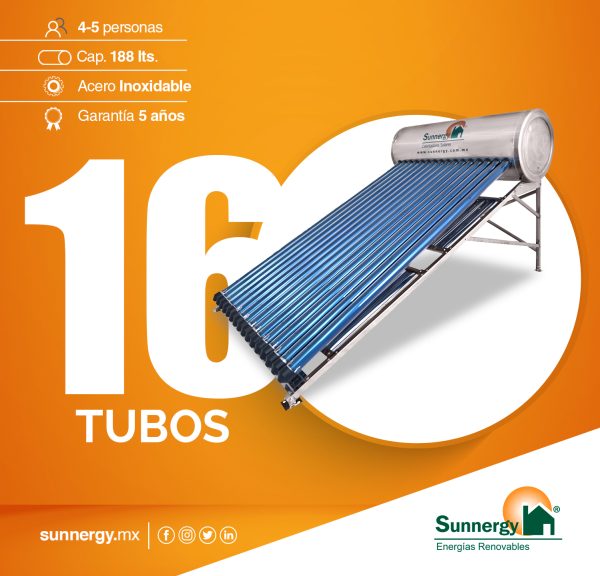 Calentador Solar - 16 Tubos